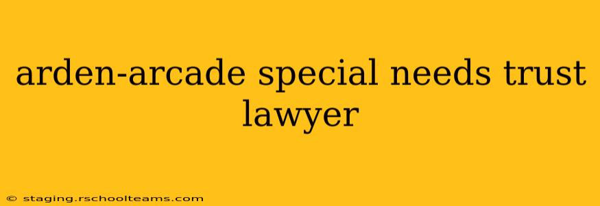 arden-arcade special needs trust lawyer