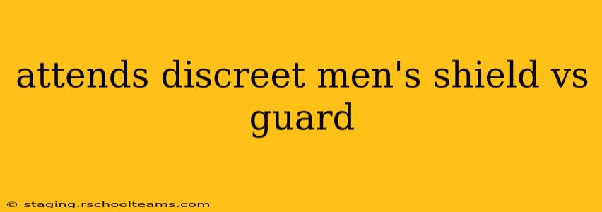attends discreet men's shield vs guard