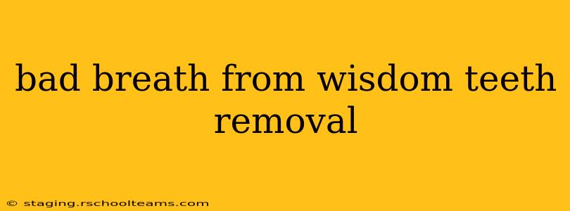 bad breath from wisdom teeth removal