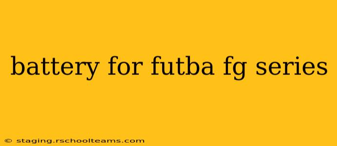 battery for futba fg series
