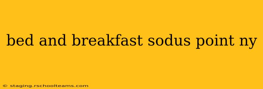 bed and breakfast sodus point ny