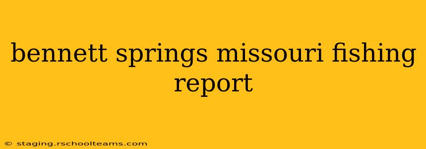bennett springs missouri fishing report