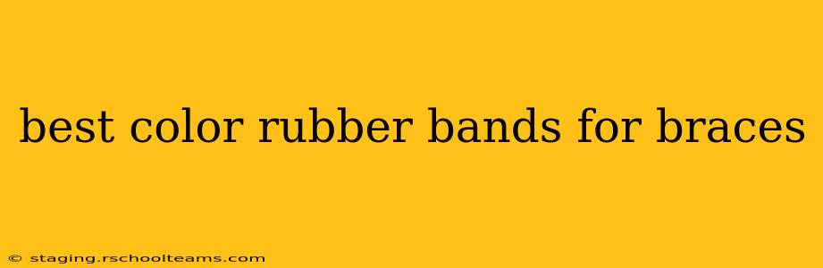 best color rubber bands for braces