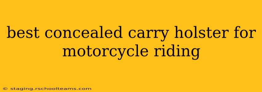best concealed carry holster for motorcycle riding