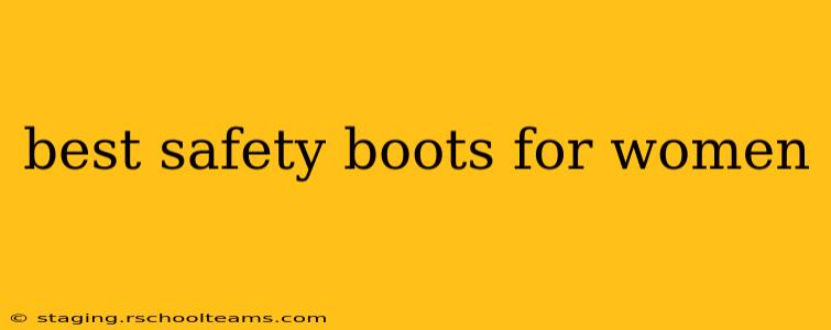 best safety boots for women