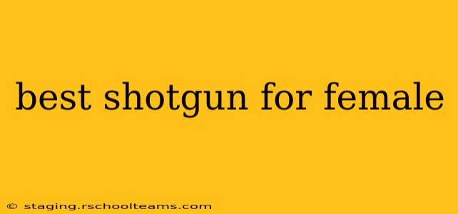 best shotgun for female