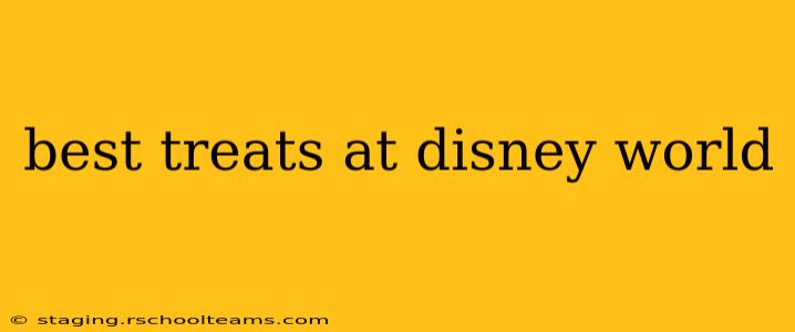 best treats at disney world