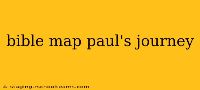 bible map paul's journey