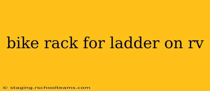 bike rack for ladder on rv