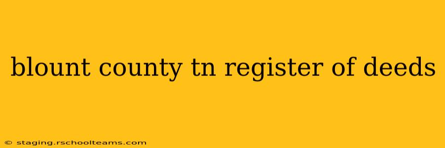 blount county tn register of deeds