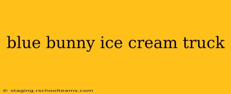 blue bunny ice cream truck