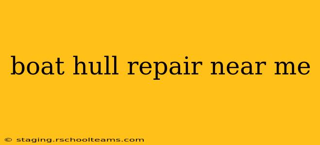 boat hull repair near me