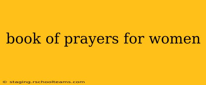 book of prayers for women