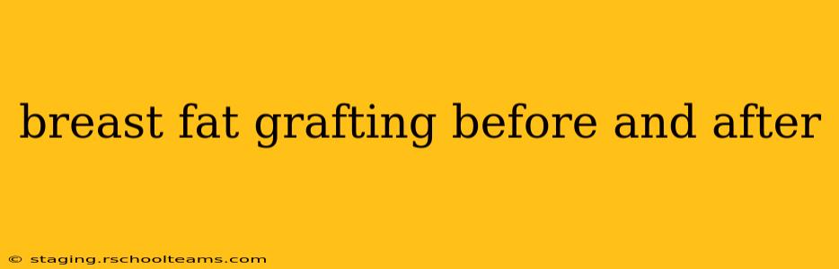 breast fat grafting before and after