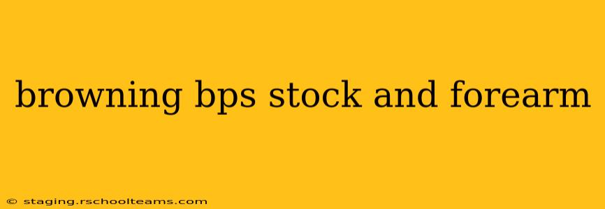 browning bps stock and forearm