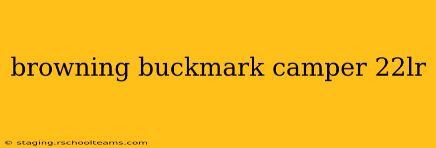 browning buckmark camper 22lr