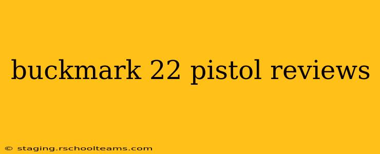 buckmark 22 pistol reviews