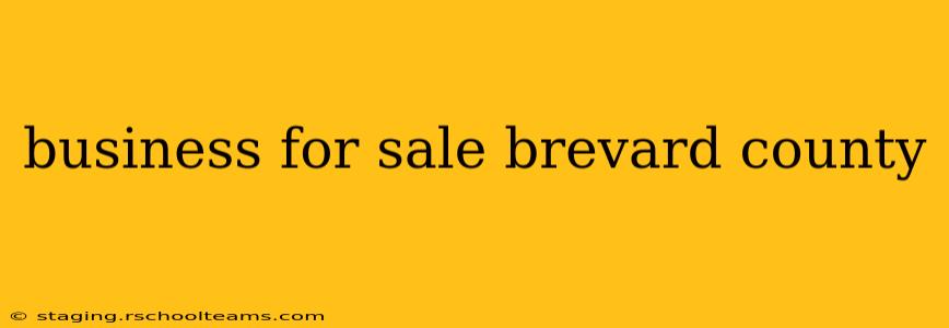 business for sale brevard county