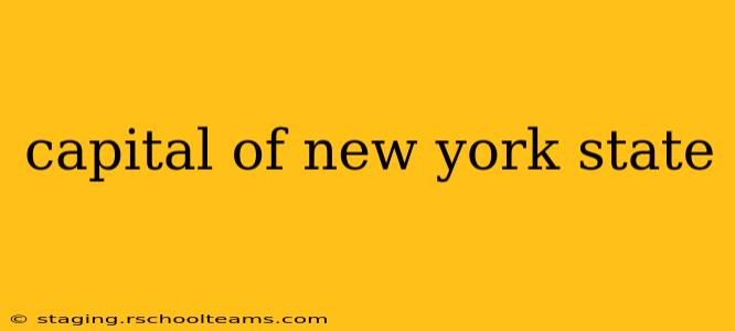 capital of new york state