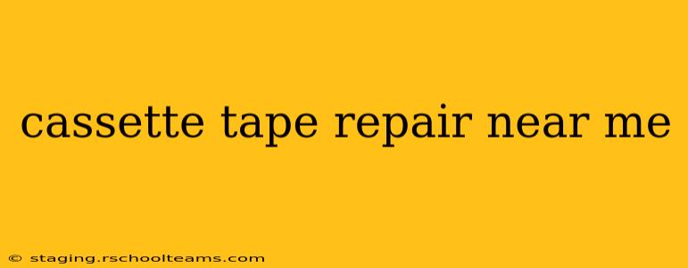 cassette tape repair near me
