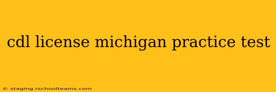 cdl license michigan practice test