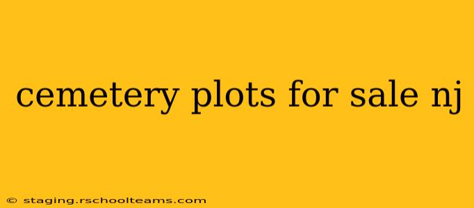 cemetery plots for sale nj