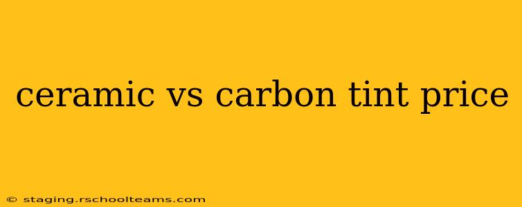 ceramic vs carbon tint price