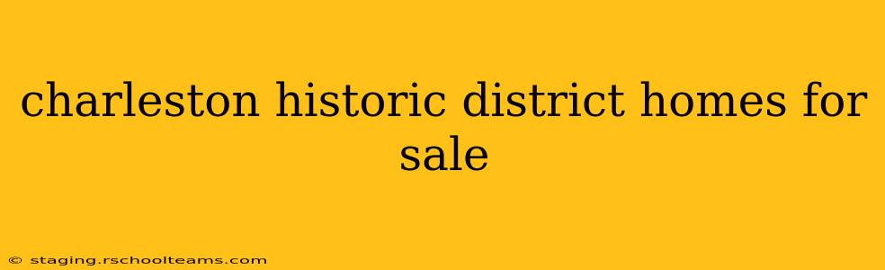 charleston historic district homes for sale