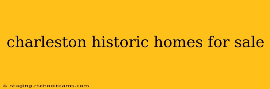 charleston historic homes for sale