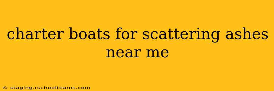 charter boats for scattering ashes near me