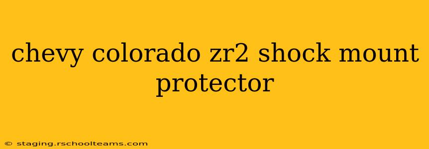 chevy colorado zr2 shock mount protector