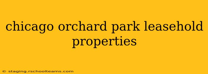 chicago orchard park leasehold properties