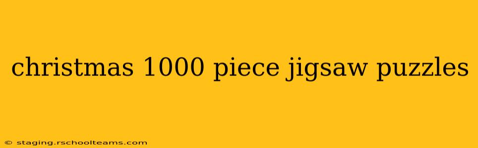 christmas 1000 piece jigsaw puzzles
