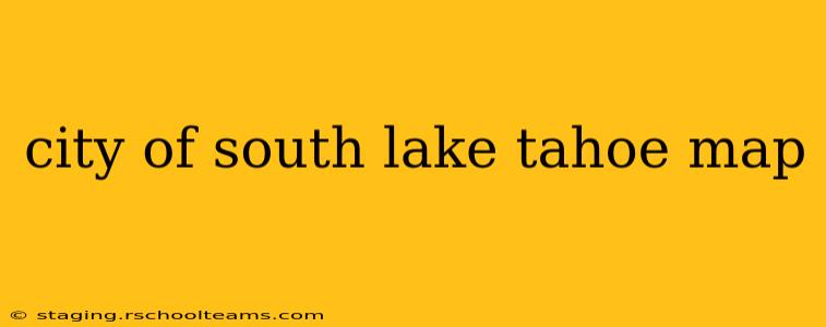 city of south lake tahoe map