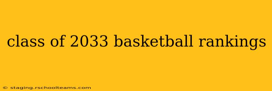 class of 2033 basketball rankings