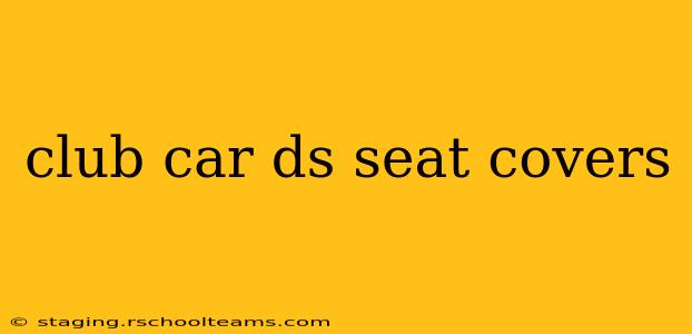 club car ds seat covers