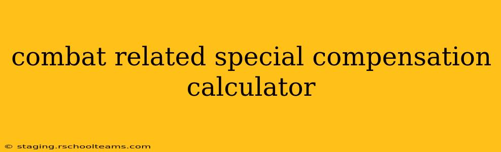 combat related special compensation calculator