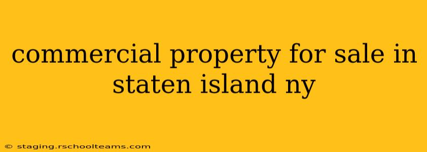 commercial property for sale in staten island ny