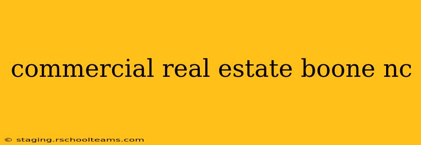 commercial real estate boone nc