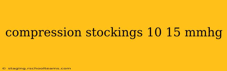 compression stockings 10 15 mmhg