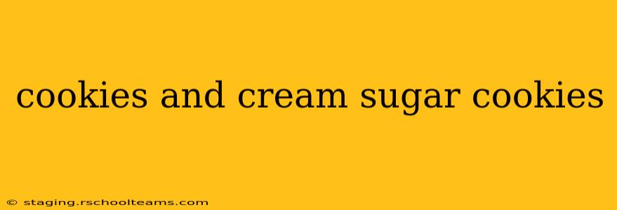 cookies and cream sugar cookies