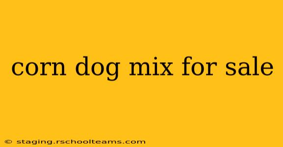 corn dog mix for sale