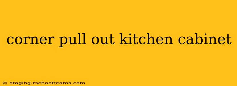 corner pull out kitchen cabinet