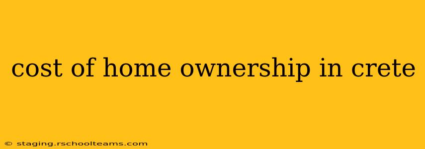 cost of home ownership in crete