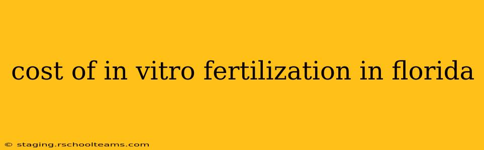 cost of in vitro fertilization in florida