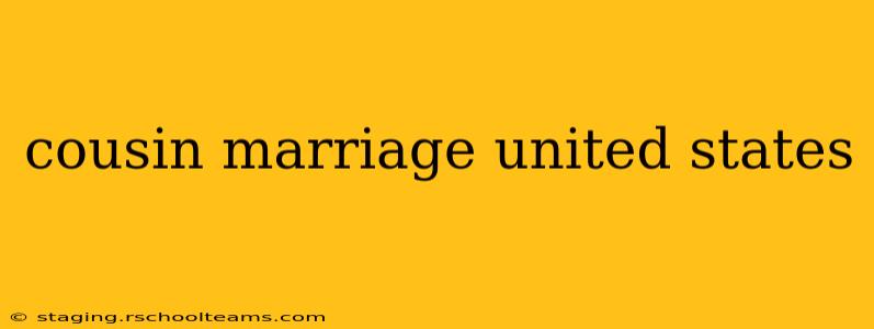 cousin marriage united states