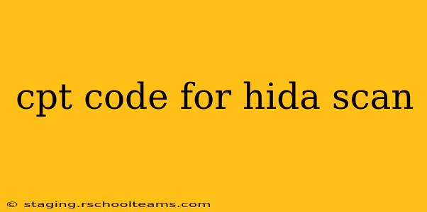 cpt code for hida scan