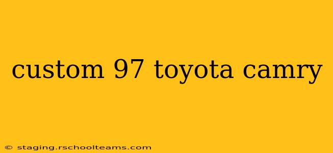 custom 97 toyota camry