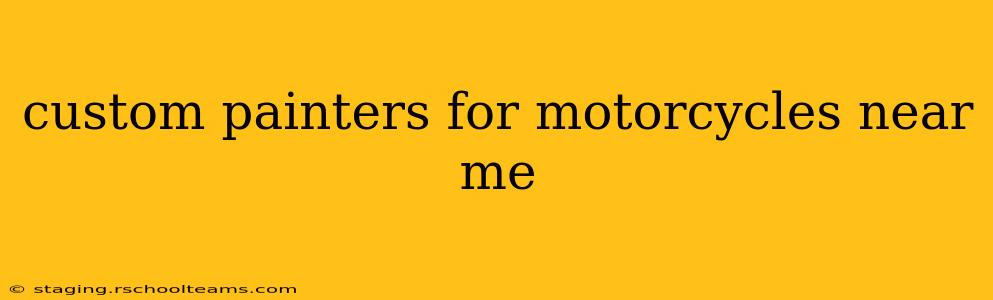 custom painters for motorcycles near me