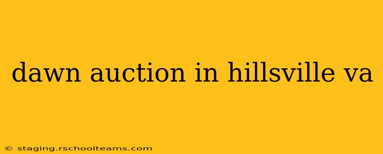 dawn auction in hillsville va